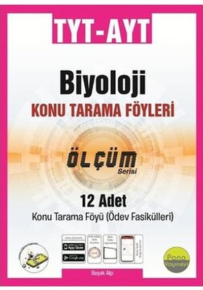 Pano Yayınları Tyt-Ayt Biyoloji Konu Tarama Föyleri