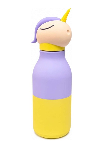 Koı Mor Unicorn 500 Ml Paslanmaz Çelik-pipetli Çocuk Termosu Ve Suluk Mor Mor