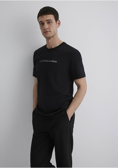 Mavi Siyah Erkek T-shirt M0612647-900 Siyah