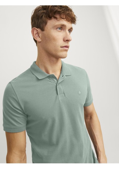 Jack & Jones Düz Renk Polo Yaka Tisört - 12136516 Iceberg Green Yeşil