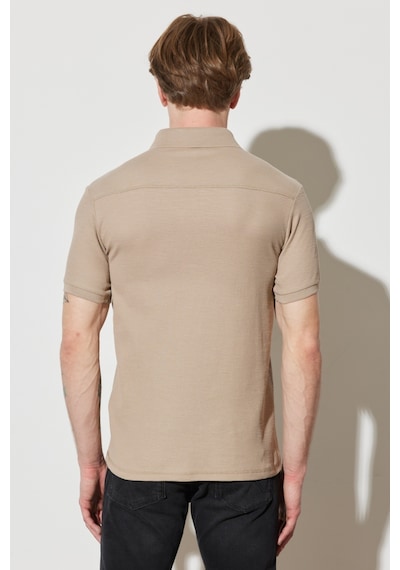 Wrangler Erkek Polo T Shirt W231325614 Vizon