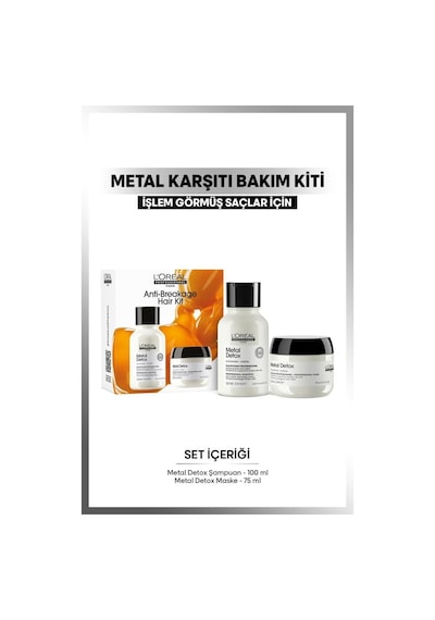 Loreal Professionnel Serie Expert Metal  Mini Duo Kit 100+75 Ml