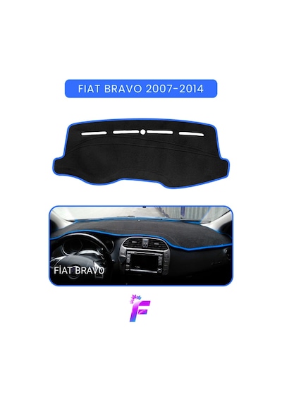 Fıat Bravo 2007-2014 Uyumlu Ön Göğüs Koruma Hızlı Ve Kolay Montaj Kaymaz Tasarım Ta89