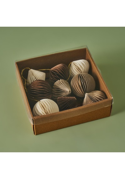 Bella Maison Elio Yılbaşı Süsü Bej 6 CM