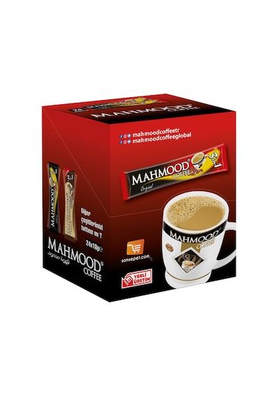 Mahmood Coffee 3'ü 1 Arada Hazır Kahve 24 Adet x 18 G