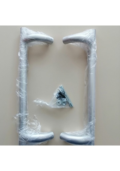 Alüminyum Köşeli Tip H Kol 50 Cm Boyunda Delik Merkezi 40 Cm Dir Gri Eloksal