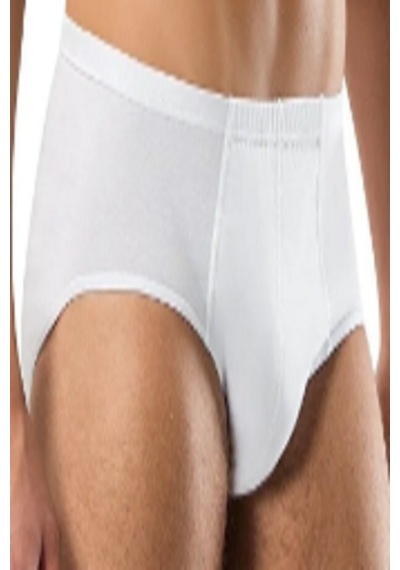 Erdem Erkek Beyaz 3'lü Pamuklu Slip Külot