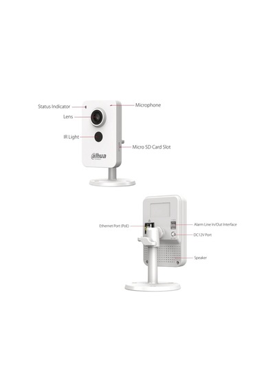 Dahua 4mp Küp 2.8mm Wıfı Kablosuz Ip Kamera Dh-ıpc-k1430k-stw