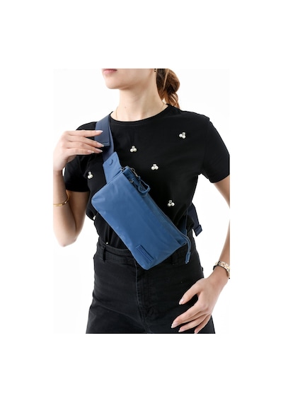 571 Collections Çok Cepli Bel Çantası Unisex Mavi Model: 571-13-9r Mavi