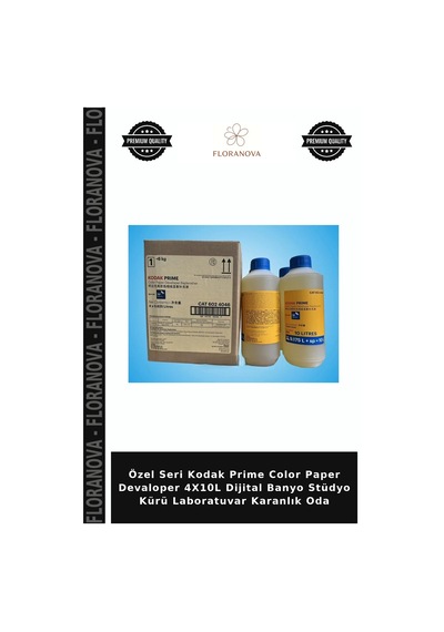 Özel Seri Kodak Prime Color Paper Devaloper 4x10l Dijital Banyo Stüdyo Kürü Laboratuvar Karanlık Oda