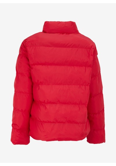 Limon Kırmızı Kadın Dik Basic Düz Mont L4wl-mnt-9008