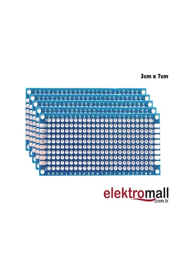 3X7CM MAVİ ÇİFT TARAFLI DELİKLİ PERTİNAKS PLAKET 22402A-17
