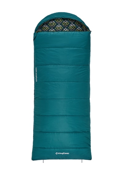 Kingcamp Superior 300 Xl -13 Derece Geniş Uyku Tulumu Koyu Yeşil