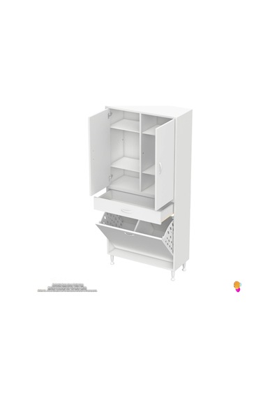 Eliusta Reli Dolap Beyaz Çok Kullanımlı 70 Cm Eninde Banyo Dolabı 70x171x32,5 Cm 2 Kapak 6 Raf Dolap Beyaz Eliusta Reli Dolap Beyaz Çok Kullanımlı 70 Cm Eninde Banyo Dolabı 70x171x32,5 Cm 2 Kapak 6 Raf Dolap Beyaz