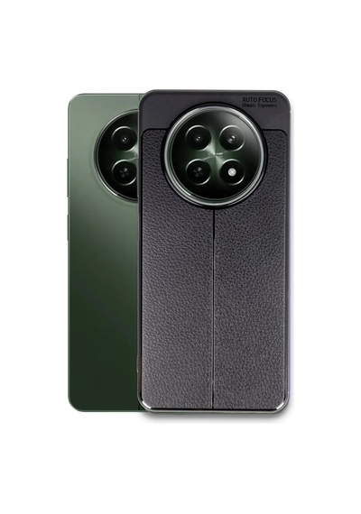 Realme 12 5g Uyumlu Kılıf Auto Focus Kapak - Siyah