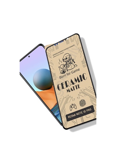 Xiaomi Redmi Note 10 Pro Uyumlu Mat Seramik Nano Cam Tam Kaplayan Full Ekran Koruyucu 32934712