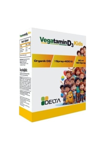 Delta VegataminD3 Kids 400 IU Sprey 20 ML