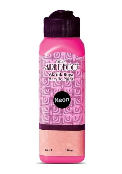 Artdeco Akrilik Boya 140ml Neon Pembe 930 Çok Renkli
