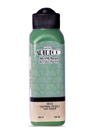 Artdeco Akrilik Boya 140 Ml Yaprak Yeşili 070r-3672 Çok Renkli