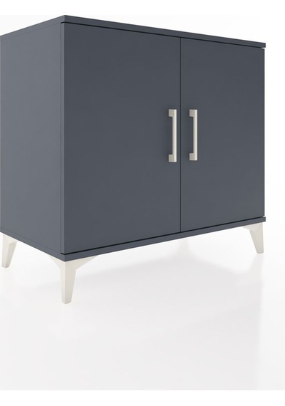 Hyperion Şifonyer 2 Kapaklı 88x44x80 Antrasit-antrasit Antrasit