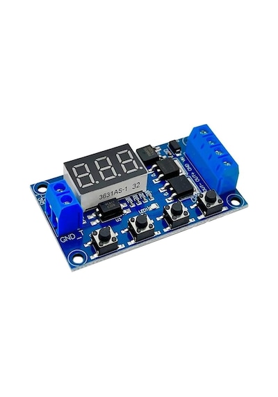 Dual Mos 12 24v Zaman Ayarlı Geciktirmeli Led Ekran Zaman Rölesi