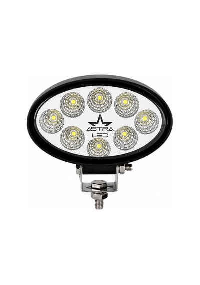 Off Road Çalışma Lamba 10-30v 8 Led 24w Oval Siyah Tır Kamyon İş Makinesi Aydınlatma