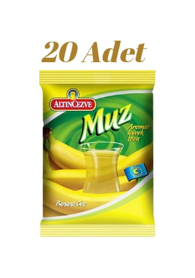 ALTINCEZVE MUZ AROMALI İÇECEK TOZU 250 GR*20 ADET