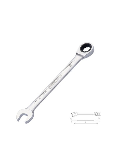 İzeltaş 0340 Cırcır Kombine Anahtar 18 Mm
