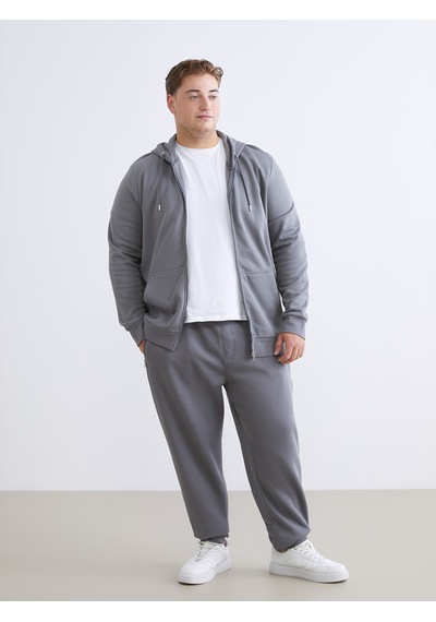 Lcwaıkıkı Classic Gri Büyük Beden Erkek Jogger Eşofman Altı