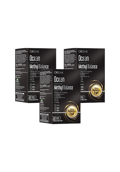 Orzax Methyl Balance 60 Kapsül 3 Adet