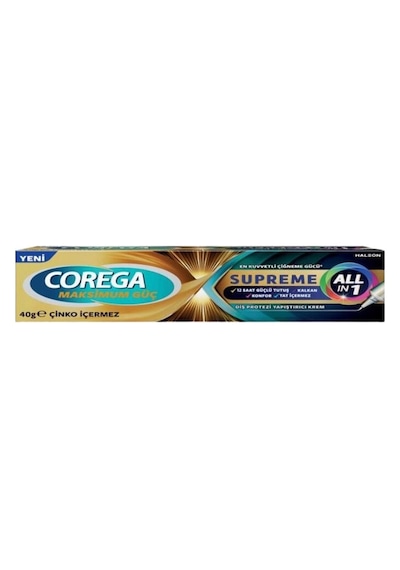 Corega Supreme Maksimum Güç Diş Protezi Yapıştırıcı Krem 40 Gr