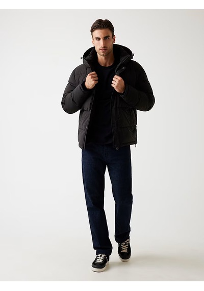 Guess Stretch Puffa Jacket Erkek Şişme Mont M4bl21wgj42 M4bl21wgj42 Jblk Siyah