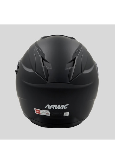 Arwic AR935 Mat Çene Açılır Ece-R 22.06 Motosiklet Kaskı Siyah