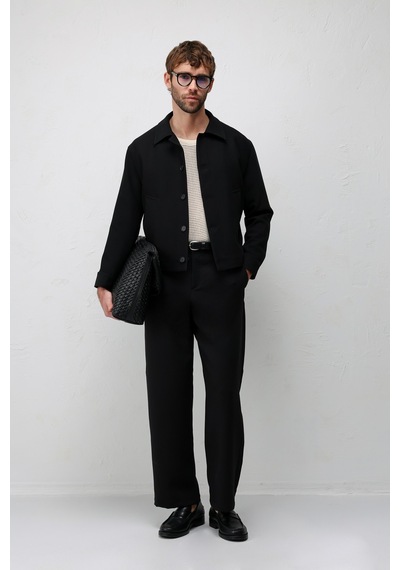 Antioch Relaxed Fit Baharlık Erkek Mont Siyah