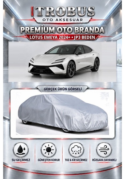 Lotus Emeya 7 Koltuk 2024-2025 Uyumlu Premium Araba Brandası Oto Branda Jp3 Beden
