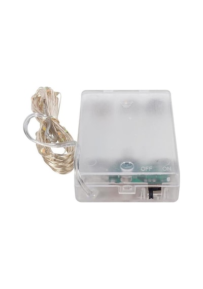 Pm-2557 Pilli Rgb 4 Renkli Rgb 10 Metre Kablolu Bağ Led Belirtilmemis