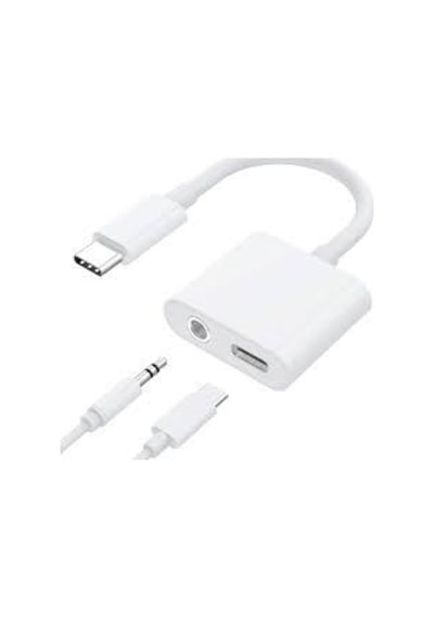 Type-C To 3.5Mm Jack Kulaklık Ve Type-C Şarj Çoklayıcı (456834968)
