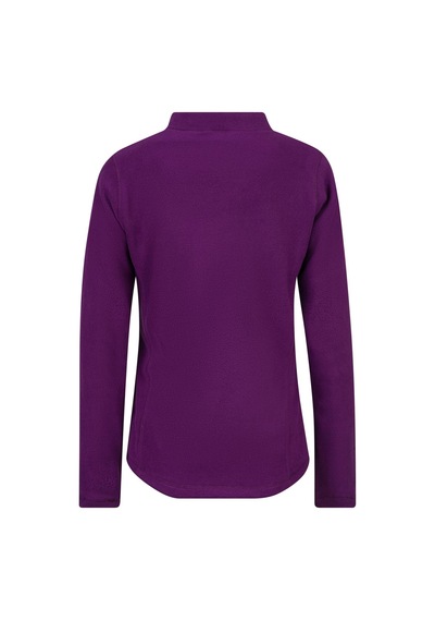 2as Camila Kadın Yarım Fermuarlı İnce Polar Sweatshirt Mor Mor