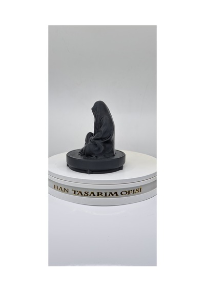 Oturan Ghost Hayalet Nazgül Tealight Mum Işıklı Dekor 12cm Diğer