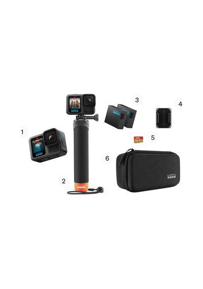Gopro Hero13 Siyah + Aksesuar Paketi Çok Renkli