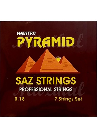 Pyramid Maestro Kısa/Uzun Sap  Saz Teli Bağlama Teli + 2 Tezene 0.18 Kısa Sap