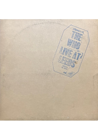 The Who Live At Leeds Lp Plak