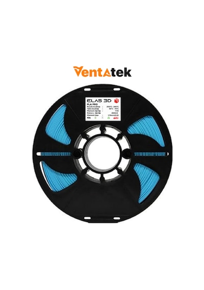 Elas 3d Açık Mavi Pla Pro Filament - 1.75mm - 1 Kg