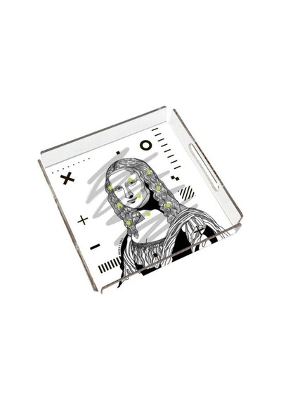 Mona Lisa Pleksi Tepsi - 25x25cm