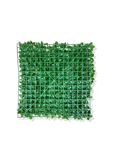 Cihan Çiçekçilik Yapay Yeşil Limon Yaprağı Bitki Duvar Kaplama 50x50 Cm Beyaz- Yeşil