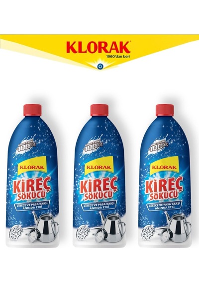 Kireç Sökücü 750 Ml 3 Adet 3'lü Set