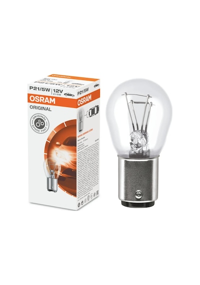 Oto Ampul P21/5w 12v 1016 21/5w Çapraz Şaşı Tırnak Çift Duy Standart Stop Ampulü Osram 7528 10 Adet