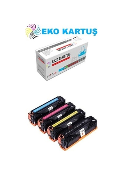 Hp Cf386a Cc530a-cc531a-cc532a-cc533a Set Uyumlu Toner
