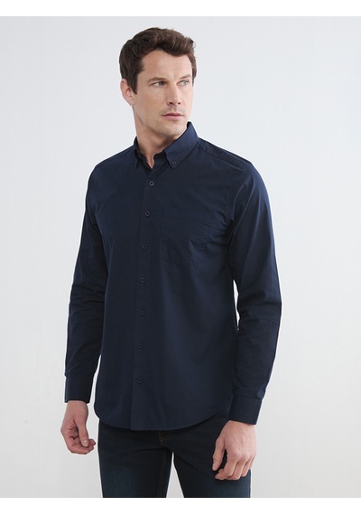 Lcwaıkıkı Classic Mavi Regular Fit Poplin Erkek Gömlek