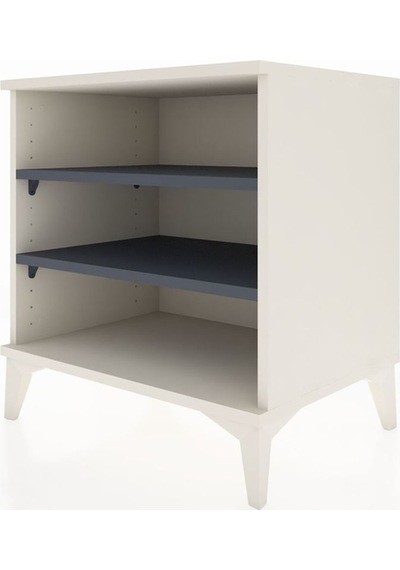 Hyperion Komodin 2 Raflı 60x44x64 Aytaşı-antrasit Aytaşı